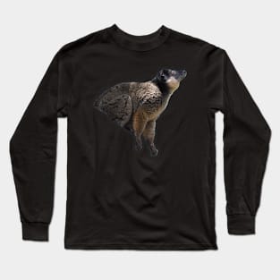 Collared Lemur Long Sleeve T-Shirt